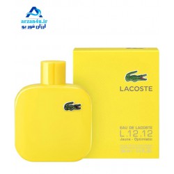 ادکلن مردانه لاگوست زرد Lacoste L.12.12 (Jaune) Yellow For Men